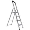 Hailo L40 Huishoudtrap met 4 Treden Aluminium