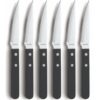 Amefa pizza steakmessen 6 stuks zwart