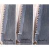 Amefa pizza steakmessen 6 stuks zwart