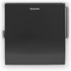 Brabantia toiletrolhouder ReNew met klep mat zwart
