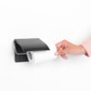 Brabantia toiletrolhouder ReNew met klep mat zwart