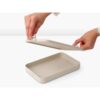 Make en take lunchbox plat soft beige