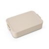 Make en take bento lunchbox large soft beige