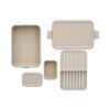 Make en take bento lunchbox large soft beige
