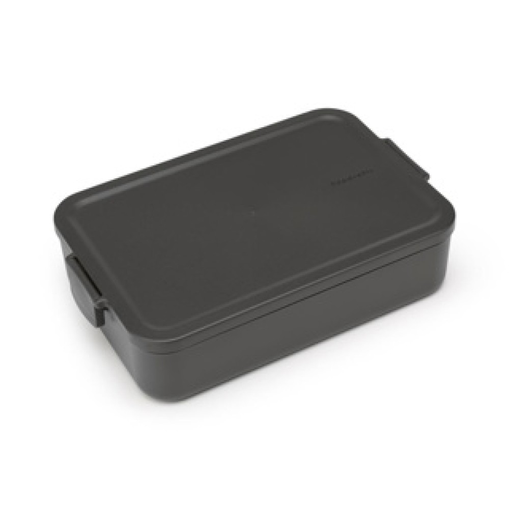 Brabantia bento lunchbox Make & Take Groot Donkergrijs - Afbeelding 2