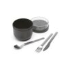 Brabantia yoghurtbeker Make & Take 0,5L Donkergrijs