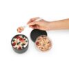 Brabantia yoghurtbeker Make & Take 0,5L Donkergrijs