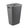 Curver Softex wasmand met deksel 56L antraciet