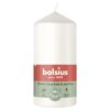 Bolsius stompkaars 120/58 cloudy white