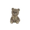 Sculptuur teddybeer M glinster 12,5x11x17,5cm