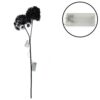 Kunst bloem heracleum countryfield led zwart 75 cm