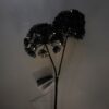 Kunst bloem heracleum countryfield led zwart 75 cm