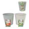 Kweekset emmer bio tomaten en sla 17cm metaal