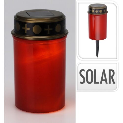 Graflicht solar rood led
