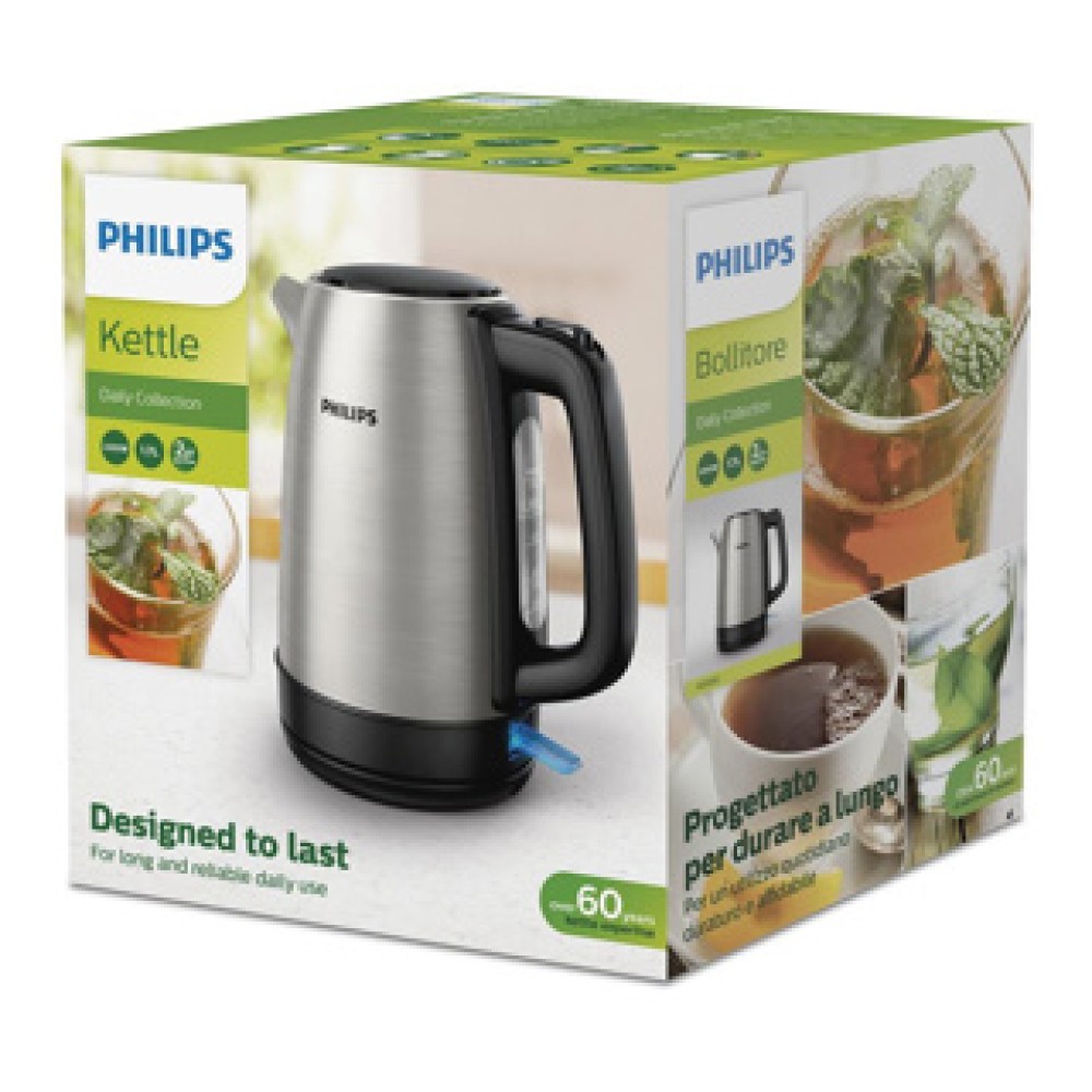 Philips Waterkoker Daily HD9350/90 Metal - Afbeelding 3