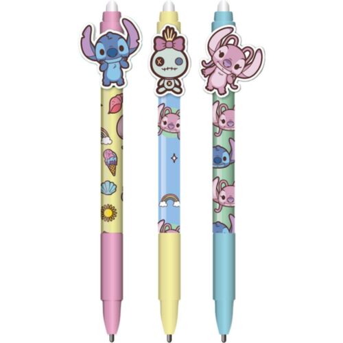Stitch uitwisbare gelpen met clip 6 assorti (assortiment – willekeurige uitvoering)
