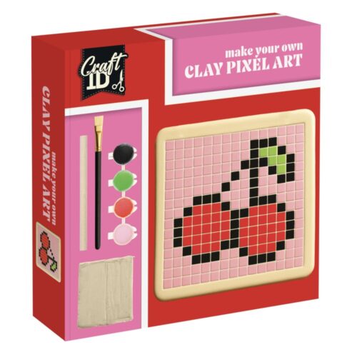 Cherry klei tegel pixel set