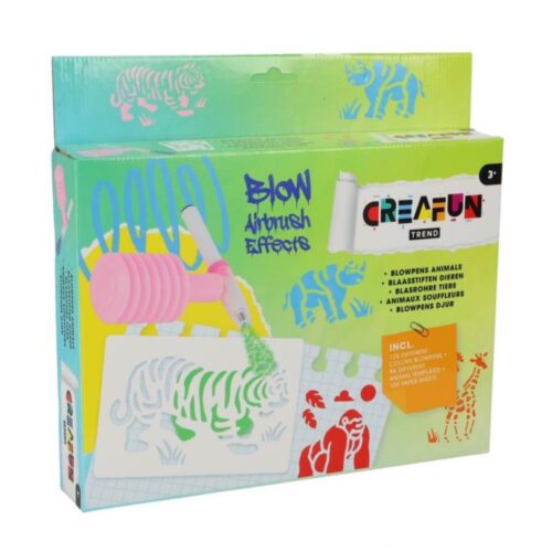 Creafun trend blaaspen dieren set 30 delig