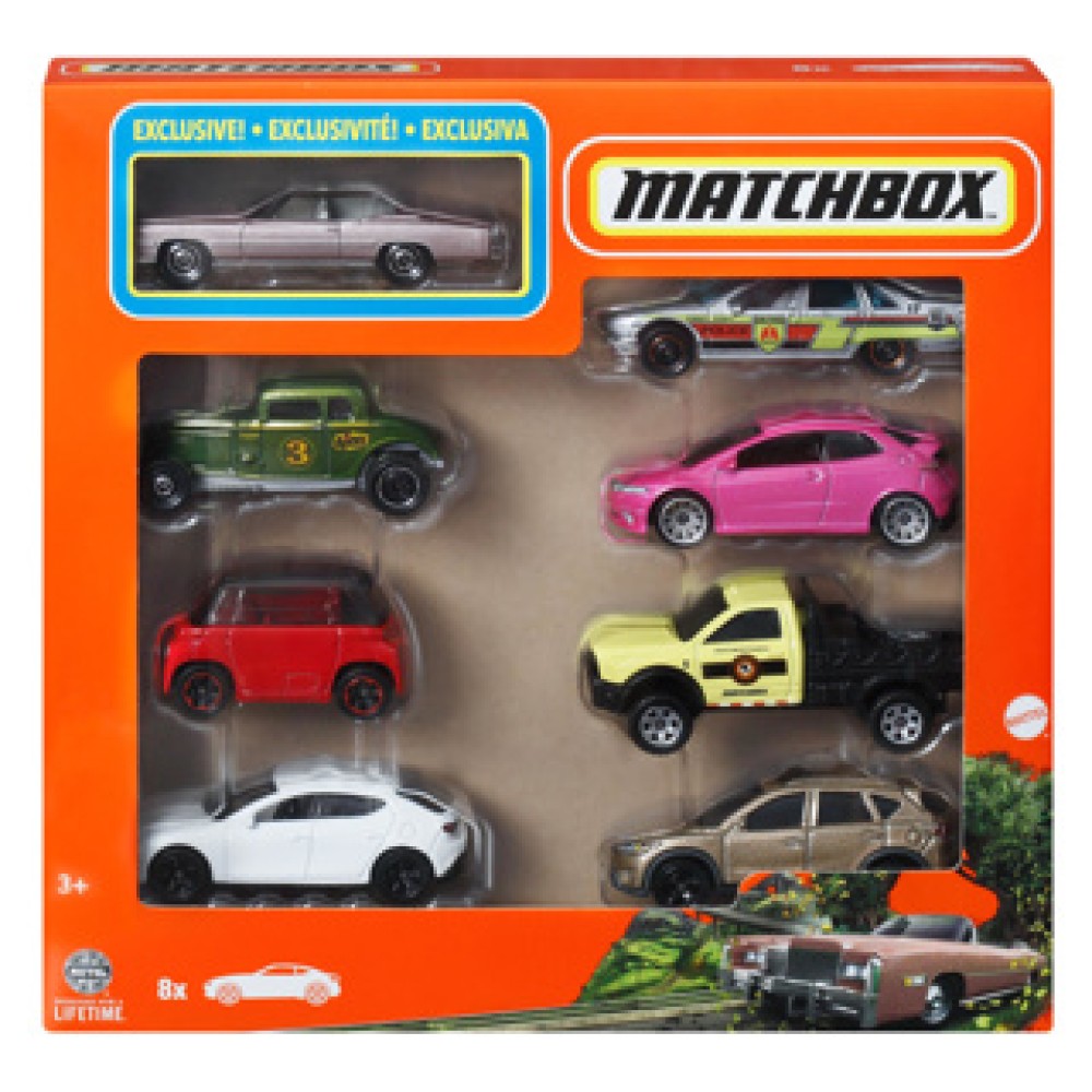 Mbx basic cars 8-pack assorti - Afbeelding 3