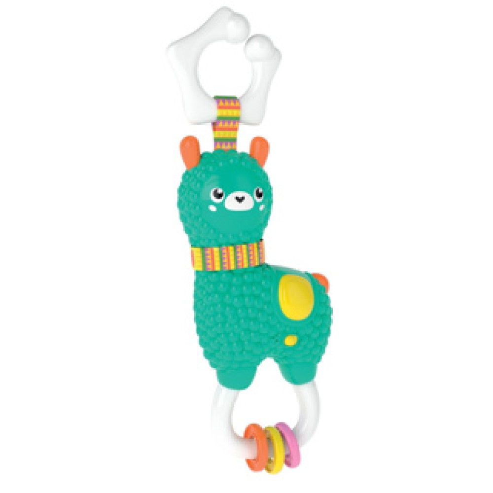 Clementoni baby alpaca ratel schud en speel - Afbeelding 2