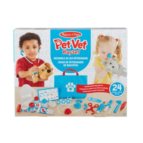 Melissa & Doug Examine & Treat Pet Vet Play Set