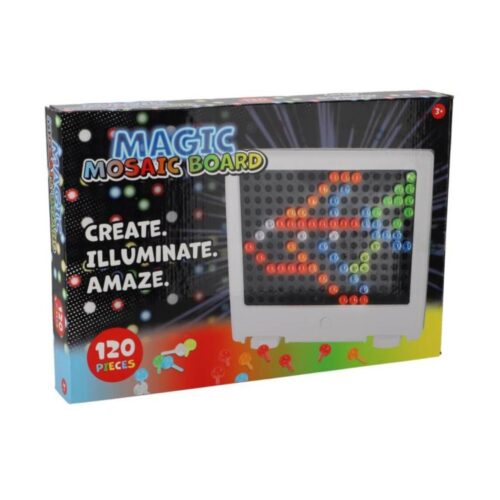Magisch Led mozaiek bord 120 stuks 25x3,5x24cm (assortiment – willekeurige uitvoering)
