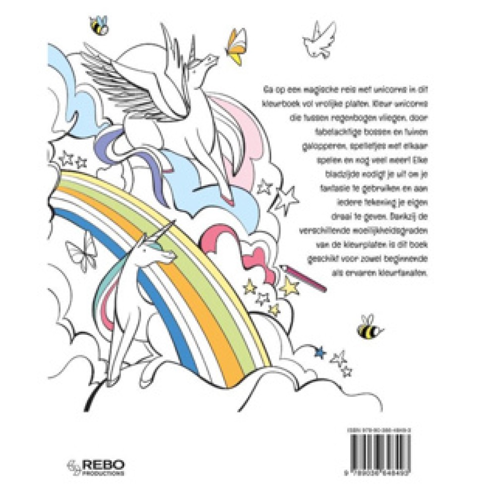 Boek Kleurenboek Unicorns - Afbeelding 2