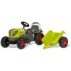 Tractor Rolly Kid Claas Axos Met Aanhanger en Sche