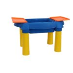 Zand en water tafel 48x32x29 cm rood/geel/oranje