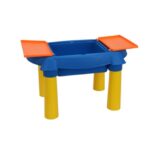 Zand en water tafel 48x32x29 cm rood/geel/oranje