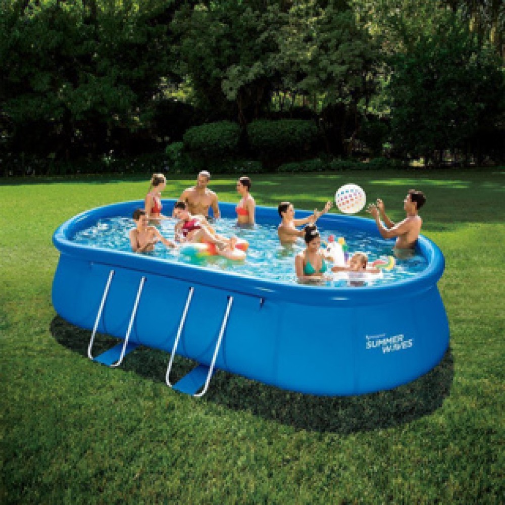 Summer Waves Zwembad Quick Set Oval 610 X 366 X 122 cm + filterpomp - Afbeelding 5
