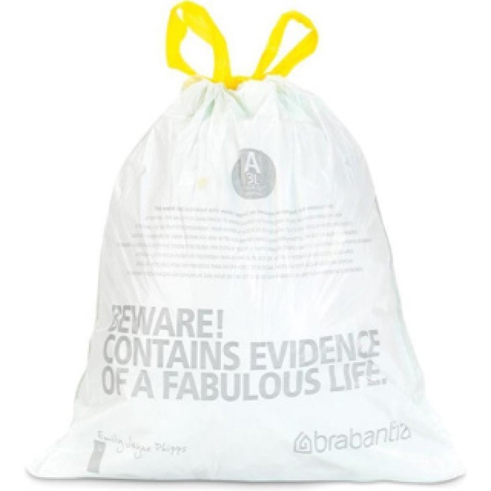 Brabantia afvalzakken PerfectFit A 3L 20 stuks - Afbeelding 4