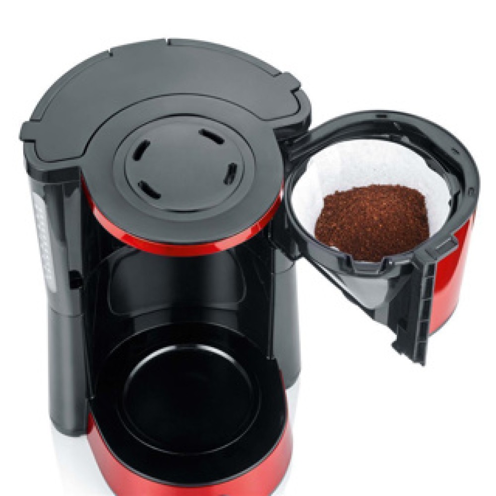 Severin Koffiezetapparaat 1000W rood KA 4817 - Afbeelding 2