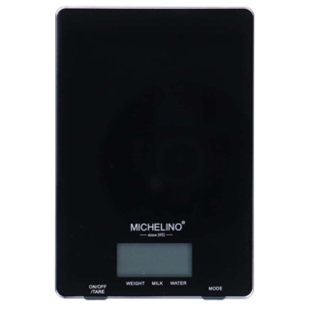 Michelino digitale keukenweegschaal 90664 zwart - Afbeelding 2