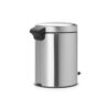 Brabantia Pedaalemmer Newicon 5L mat staal