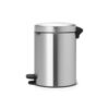 Brabantia Pedaalemmer Newicon 5L mat staal
