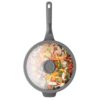 Wok antikleef met deksel 28cm