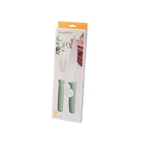 2-delig vleesmes en-vork set