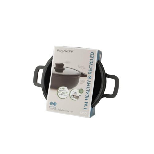Sauteerpan antikleef dubbele handgreep deksel 28cm
