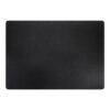 Placemat leer zwart 43x30 cm