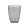 Glas kunststof transparant grijs ø8,5x11cm
