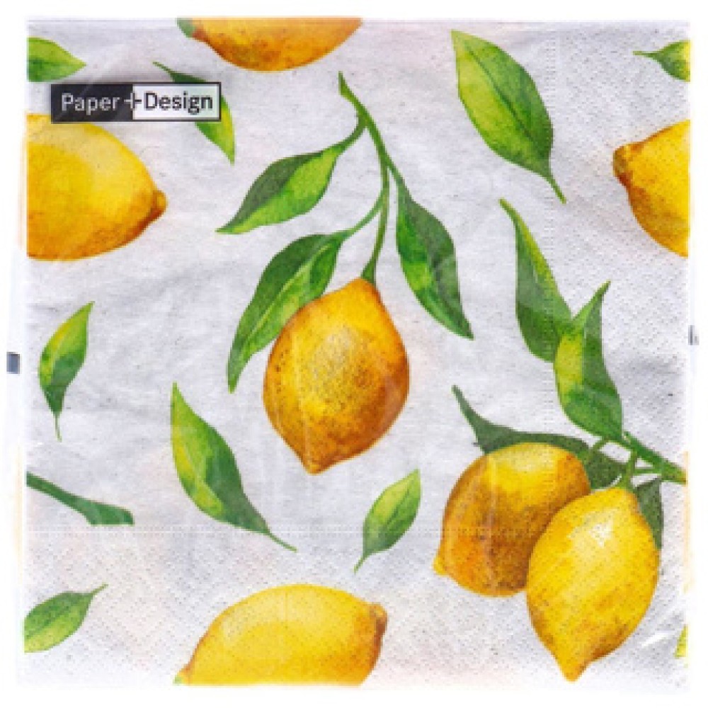 Servetten Citrus 33x33 cm - Afbeelding 2