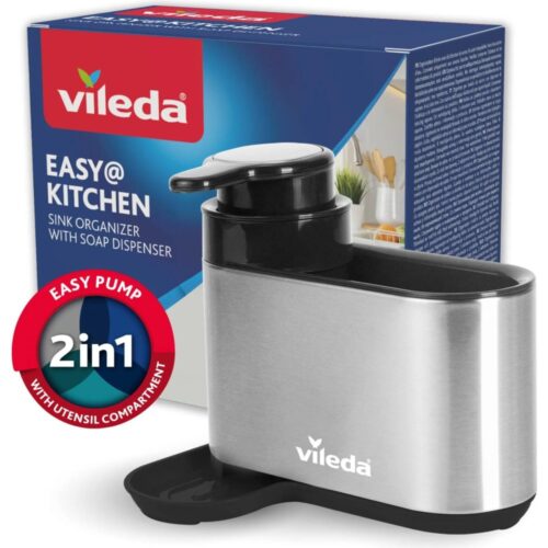 Vileda afwasorganizer met zeepdispenser
