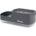 Vileda zeepdispenser met pomp en sponshouder