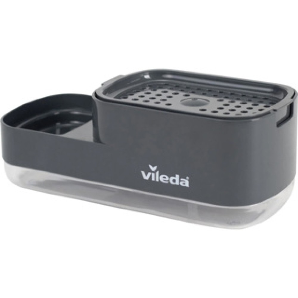 Vileda zeepdispenser met pomp en sponshouder - Afbeelding 2
