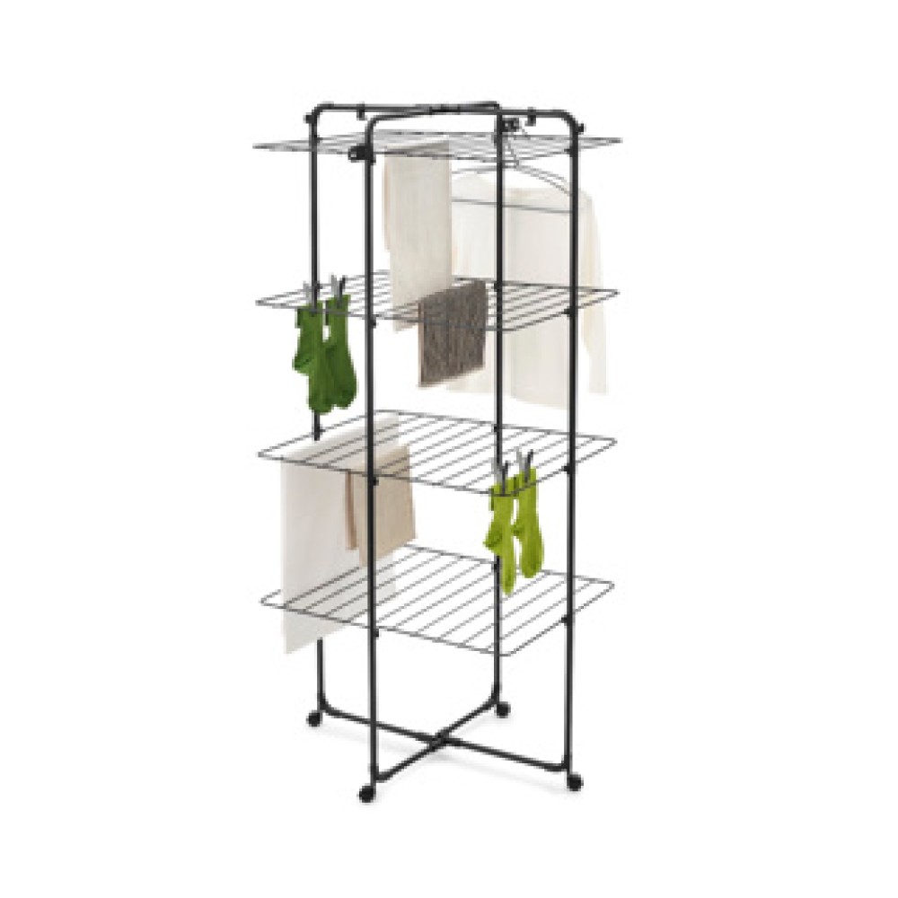 Brabantia HangOn droogtoren 30 meter matt zwart - Afbeelding 2