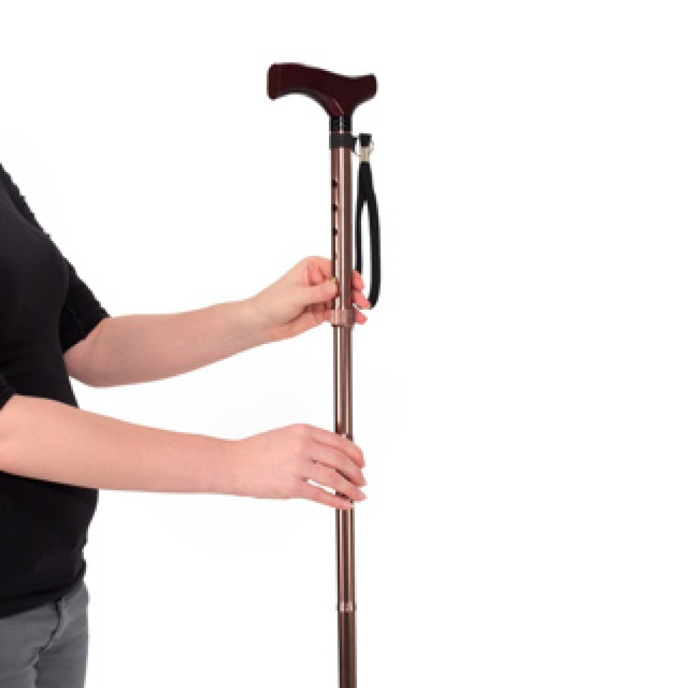 Vitility wandelstok opvouwbaar brons - Afbeelding 5