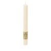 Spaas ribbed diner kaars 10 uur - Ivory