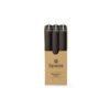 Spaas ribbed diner kaars 10 uur - Black