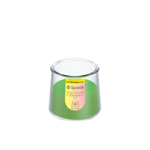 Spaas purelight geurkaars - Citronella Vivid Green
